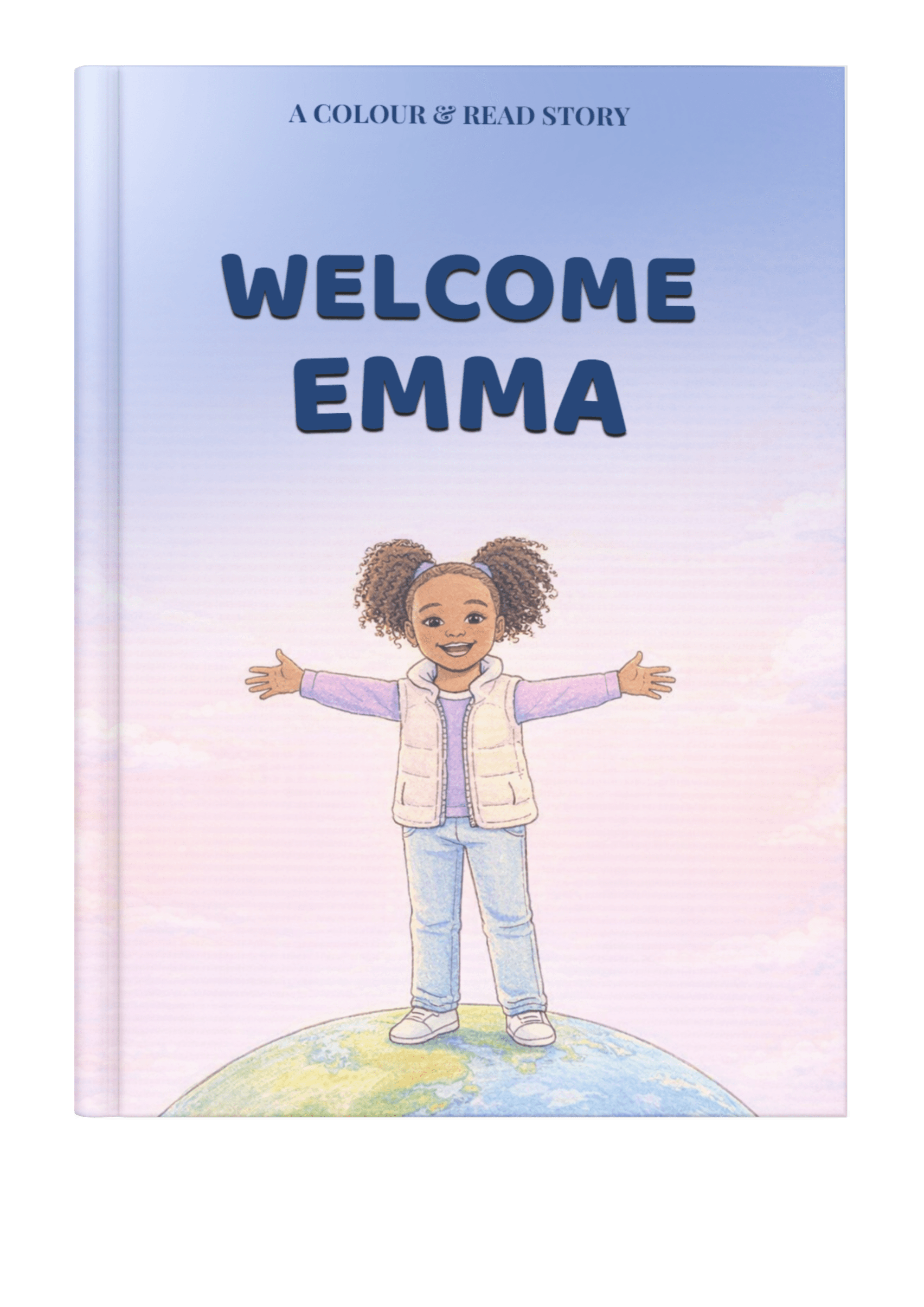 Personalised birthday colouring book gift — a unique present for kids